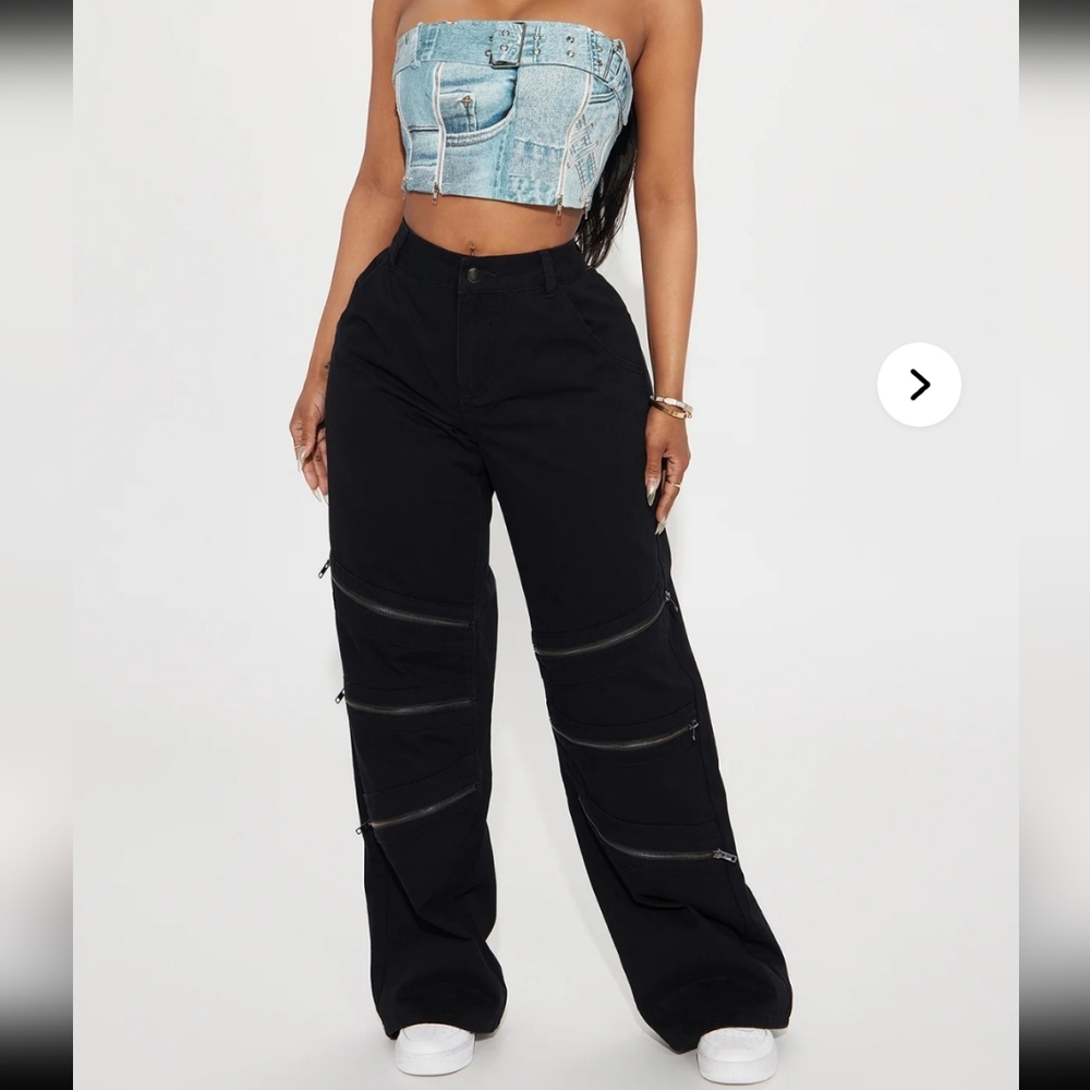 Fashion Nova Women's Wide Leg Pants